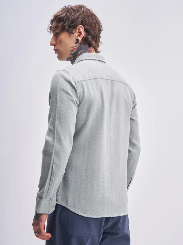 Men Slim Fit Casual Shirt