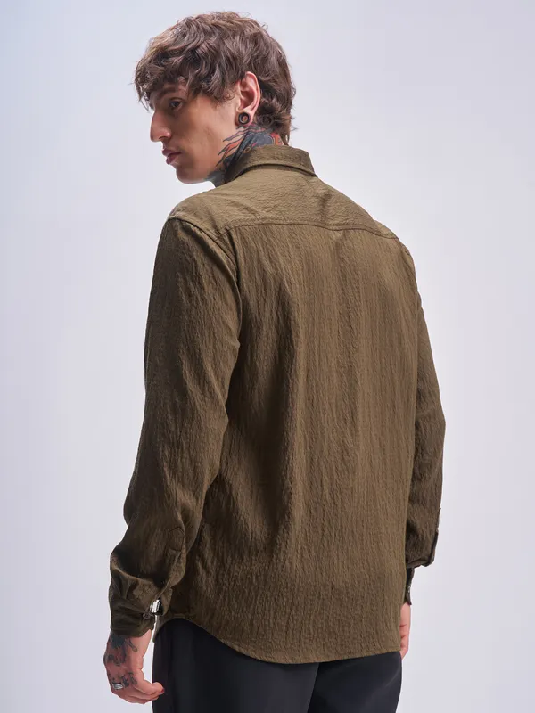 Men Relaxed Fit Casual Shirt