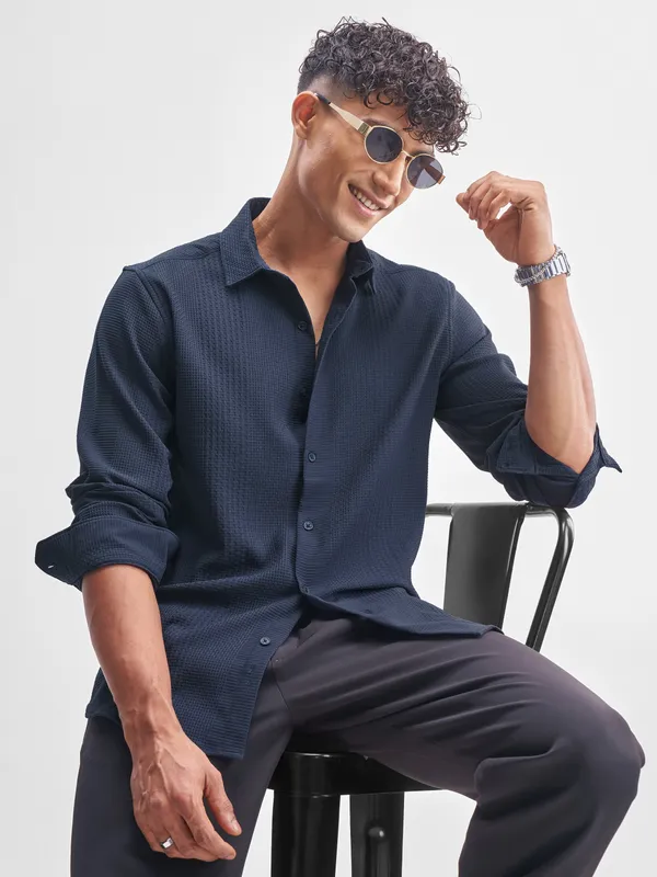 Men Slim Fit Casual Shirt