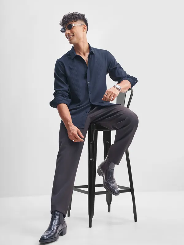 Men Slim Fit Casual Shirt