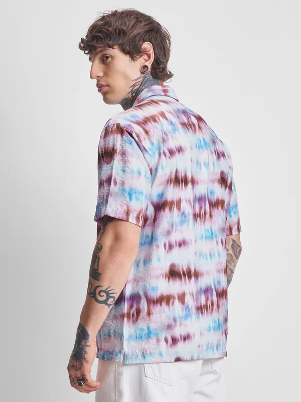 Highlander Men Multi Printed Relaxed Fit Casual Shirt