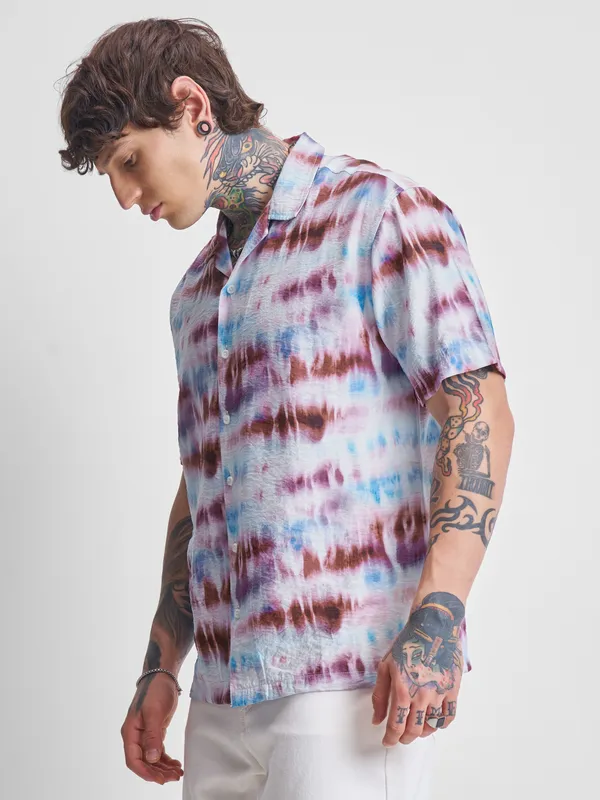 Highlander Men Multi Printed Relaxed Fit Casual Shirt