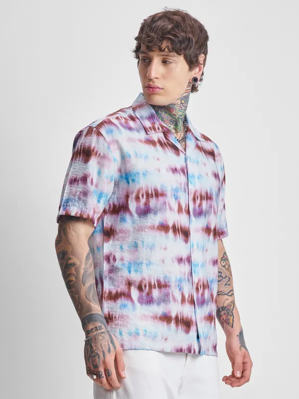 Highlander Men Multi Printed Relaxed Fit Casual Shirt