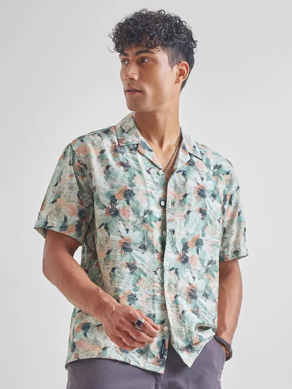 Highlander Men Multi Printed Relaxed Fit Casual Shirt