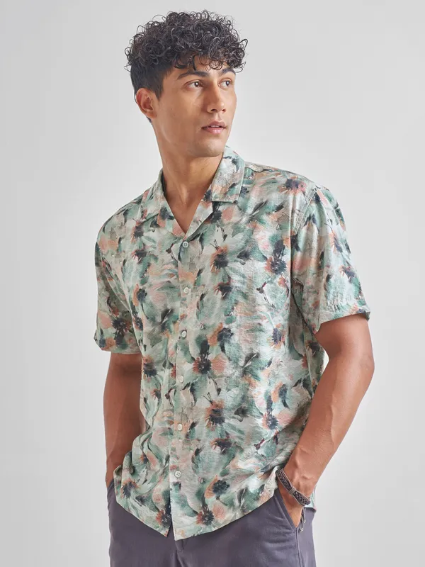 Highlander Men Multi Printed Relaxed Fit Casual Shirt