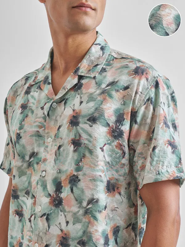 Highlander Men Multi Printed Relaxed Fit Casual Shirt