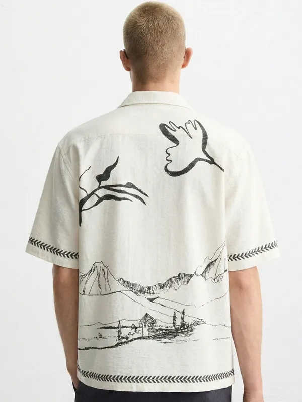 Men Boxy Fit Casual Shirt