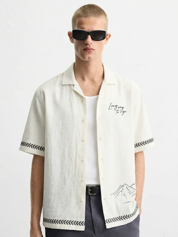 Men Boxy Fit Casual Shirt