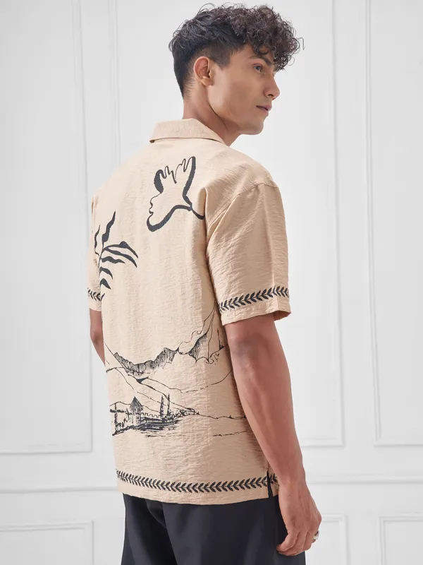 Men Boxy Fit Casual Shirt