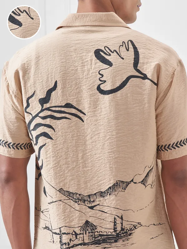 Men Boxy Fit Casual Shirt