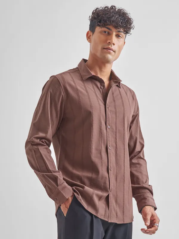 Men Slim Fit Casual Shirt