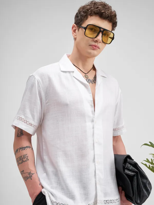 Men Relaxed Fit Casual Shirt