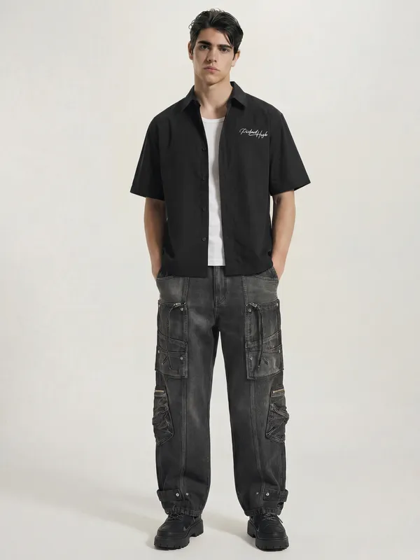 Men Boxy Fit Casual Shirt