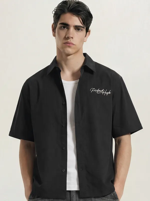 Men Boxy Fit Casual Shirt