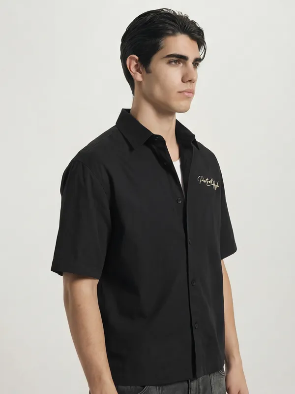 Men Boxy Fit Casual Shirt