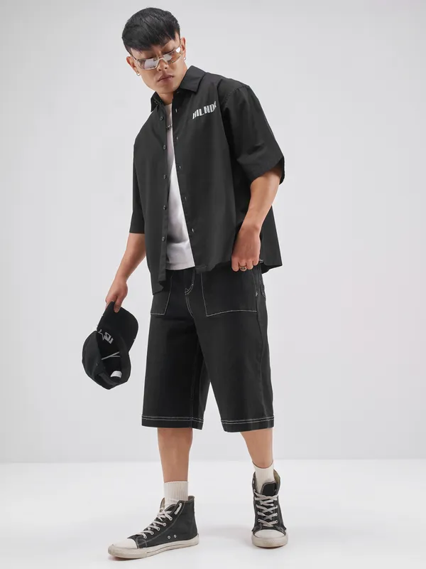 Men Boxy Fit Casual Shirt