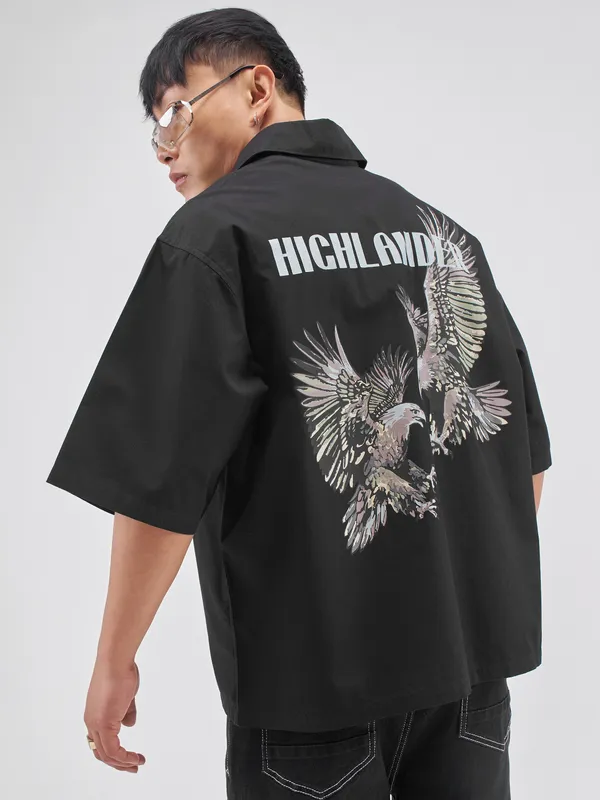 Men Boxy Fit Casual Shirt