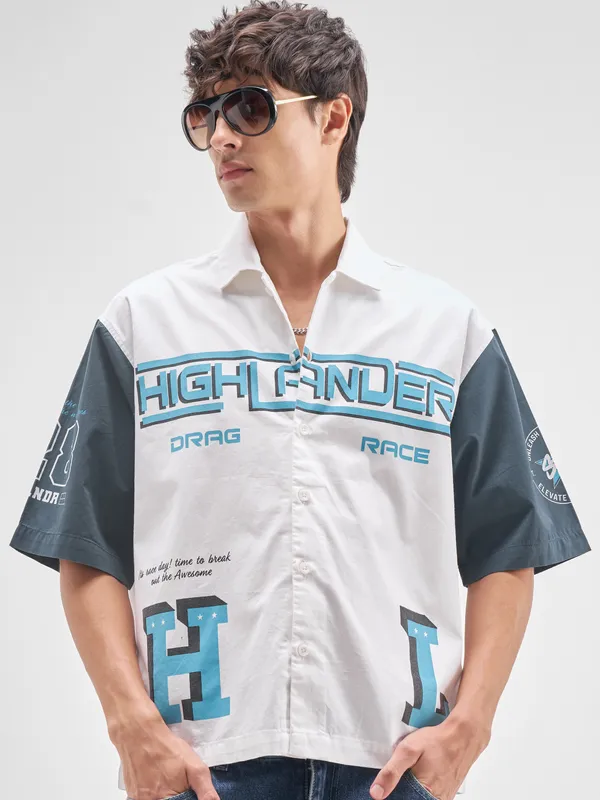 Men Boxy Fit Casual Shirt