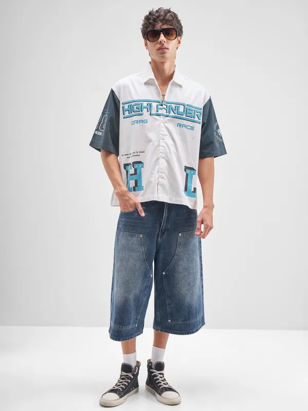 Men Boxy Fit Casual Shirt