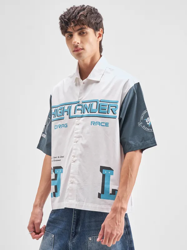 Men Boxy Fit Casual Shirt