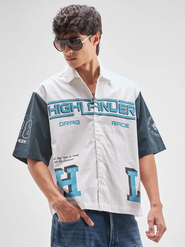 Men Boxy Fit Casual Shirt