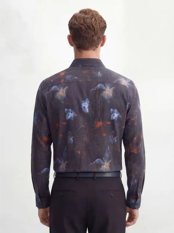 Highlander Men Multi Printed Slim Fit Casual Shirt