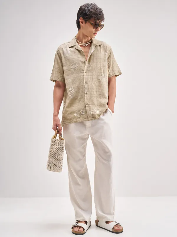 Men Relaxed Fit Casual Shirt