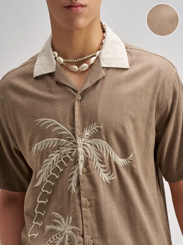 Men Relaxed Fit Casual Shirt