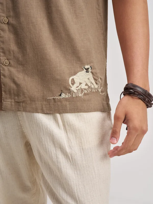 Men Relaxed Fit Casual Shirt