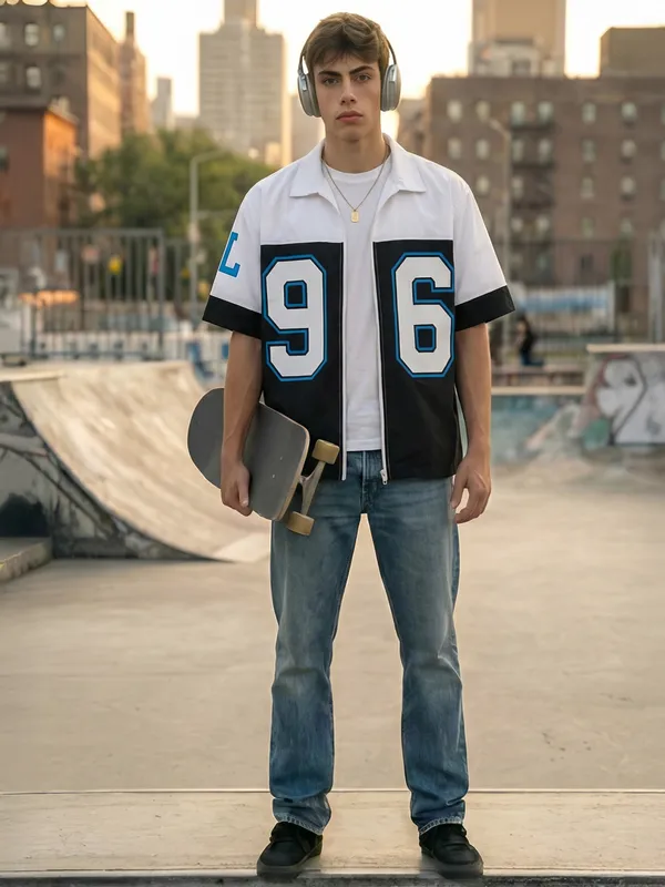 Highlander Men White Printed Boxy Fit Casual Shirt