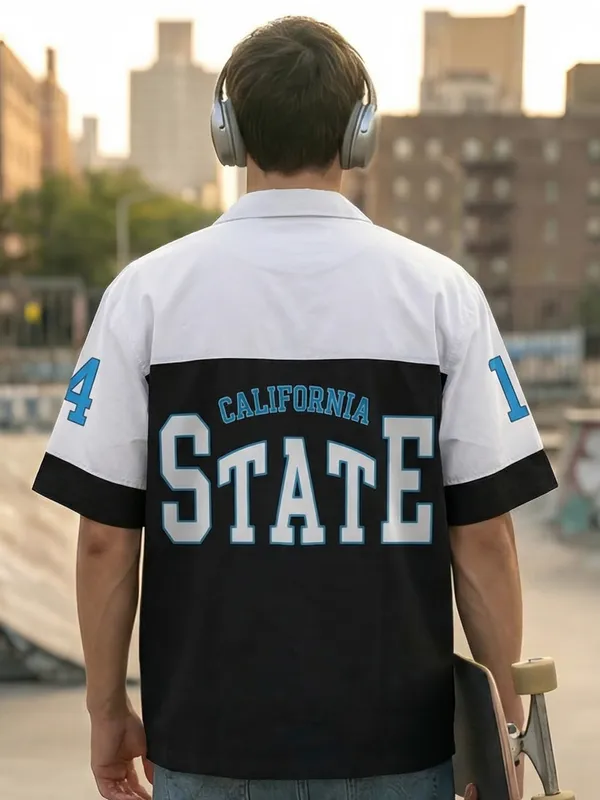 Highlander Men White Printed Boxy Fit Casual Shirt