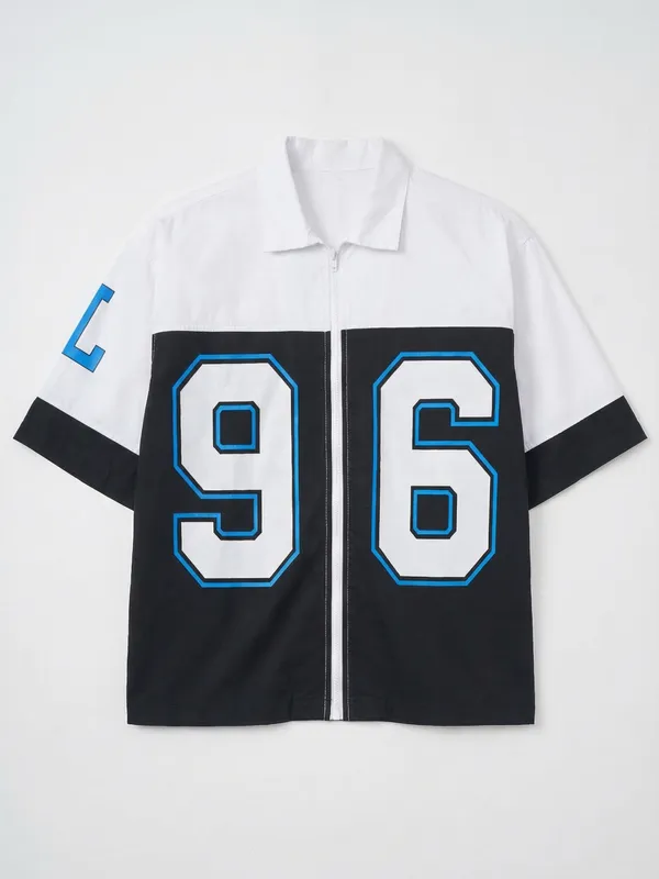 Highlander Men White Printed Boxy Fit Casual Shirt