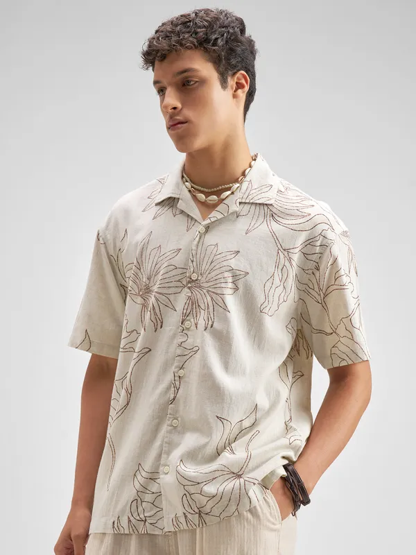 Men Relaxed Fit Casual Shirt