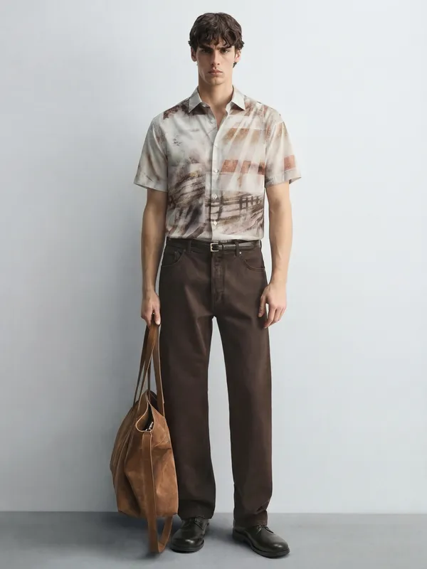 Highlander Men Multi Printed Regular Fit Casual Shirt