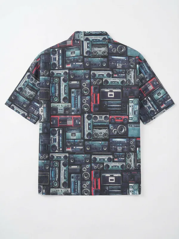 Highlander Men Multi Printed Boxy Fit Casual Shirt