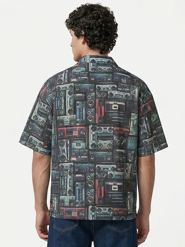 Highlander Men Multi Printed Boxy Fit Casual Shirt