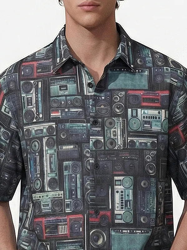 Highlander Men Multi Printed Boxy Fit Casual Shirt