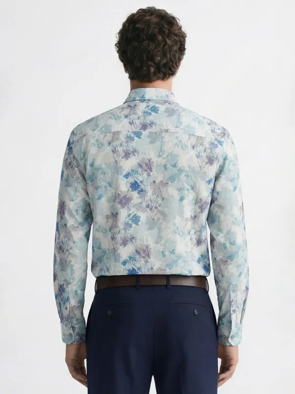 Highlander Men Multi Printed Slim Fit Casual Shirt