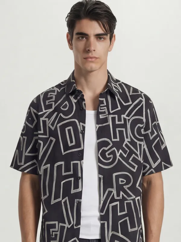 Men Boxy Fit Casual Shirt