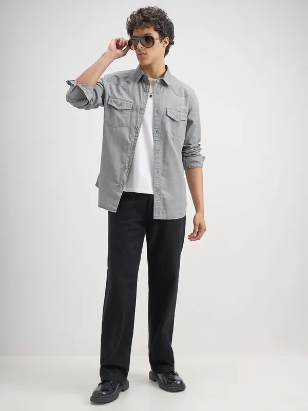 Men Slim Fit Casual Shirt