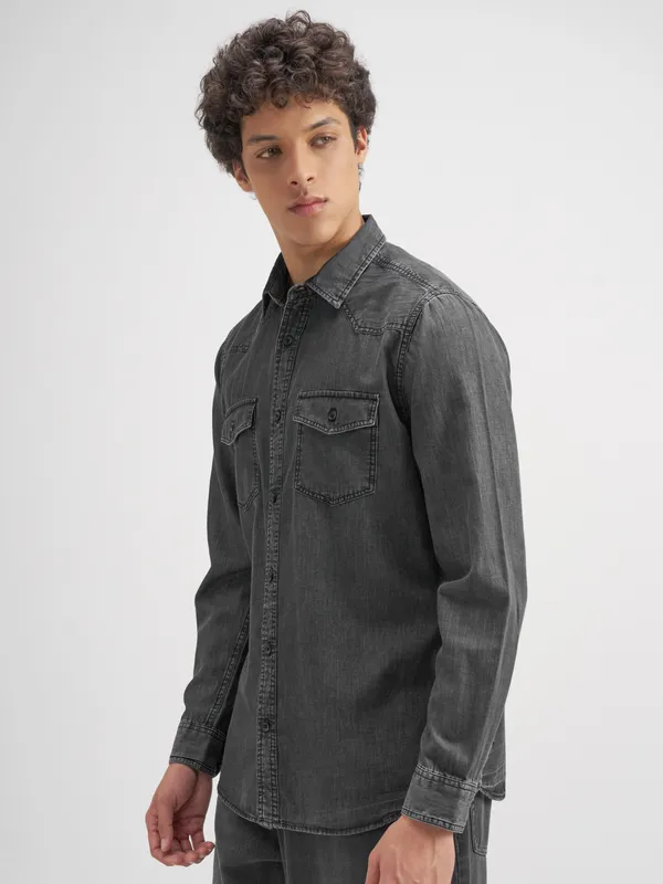 Men Slim Fit Casual Shirt