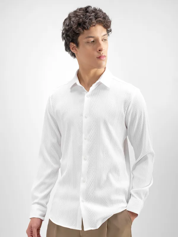 Men Slim Fit Casual Shirt