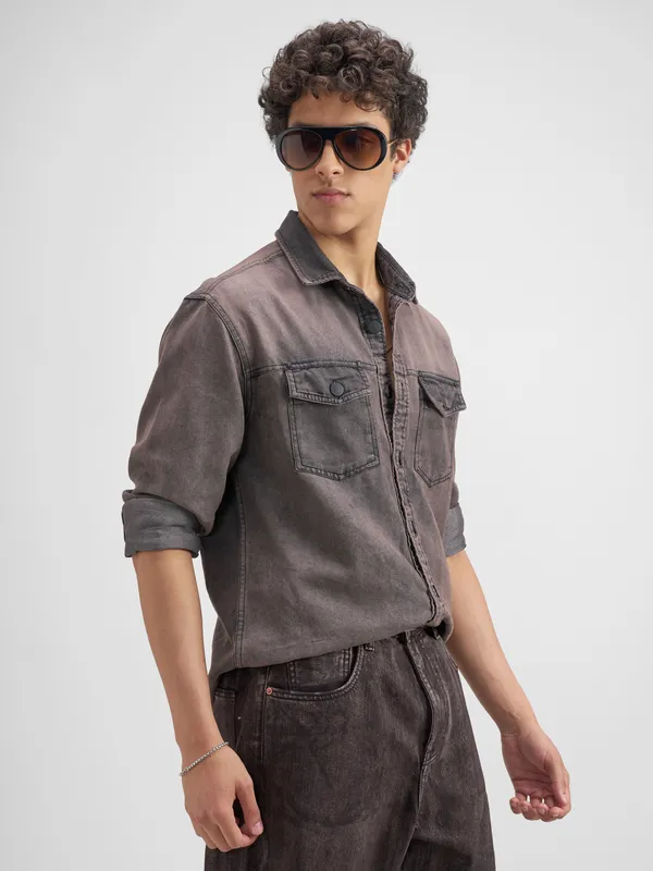 Men Relaxed Fit Casual Shirt