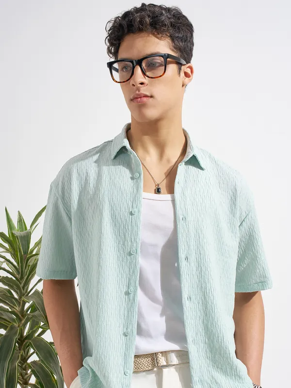 Men Relaxed Fit Casual Shirt