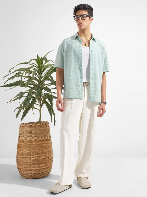 Men Relaxed Fit Casual Shirt