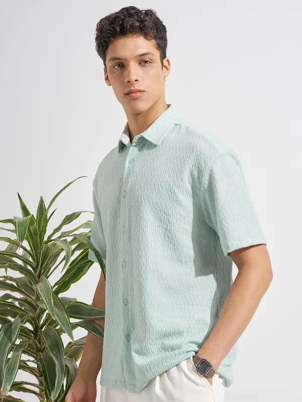 Men Relaxed Fit Casual Shirt