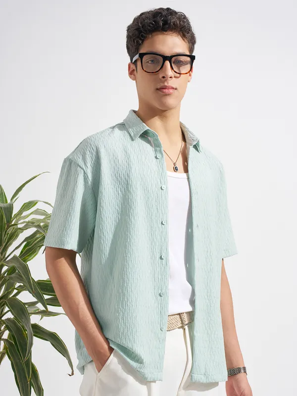 Men Relaxed Fit Casual Shirt