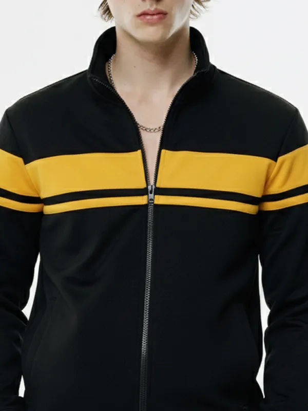 Men Colourblocked Sweatshirt