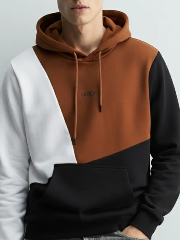 Highlander Men Multi Hooded Pullover Sweatshirt