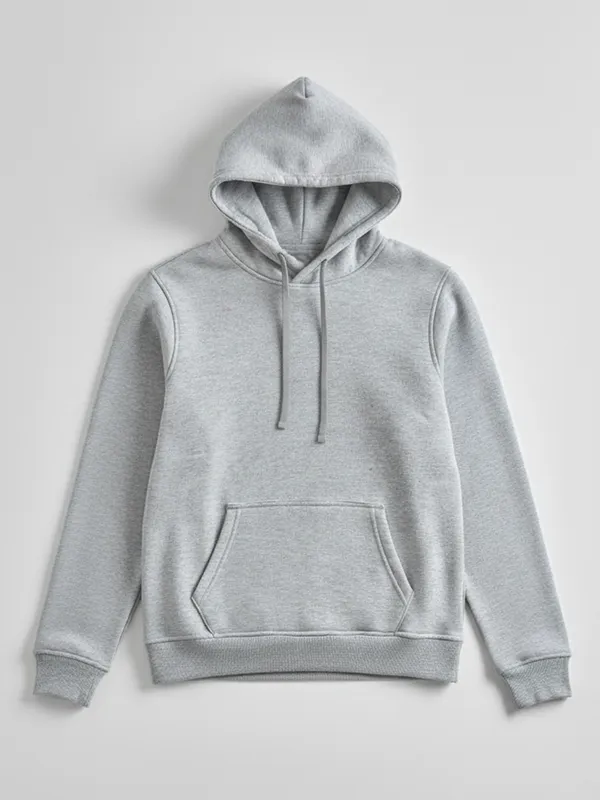 Highlander Men Grey Hooded Pullover Sweatshirt